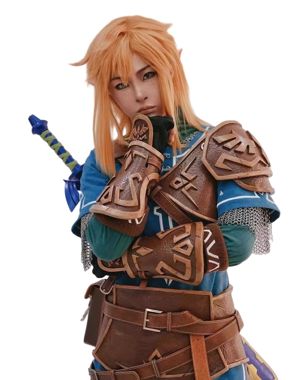 Monenjoy ゼルダの伝説 リンク　英傑服　英傑の服 　豪華生地　試練の覇者　ティアーズオブザキングダム　イベント　仮装 ブレワイ　 - Monenjoy