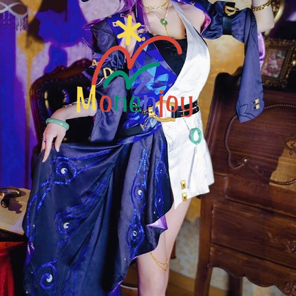 Monenjoy 崩壊スターレイル ジェイド コスプレ衣装　イベント　帽子付＋イヤリング付＋3d樹脂アクセサリー - Monenjoy