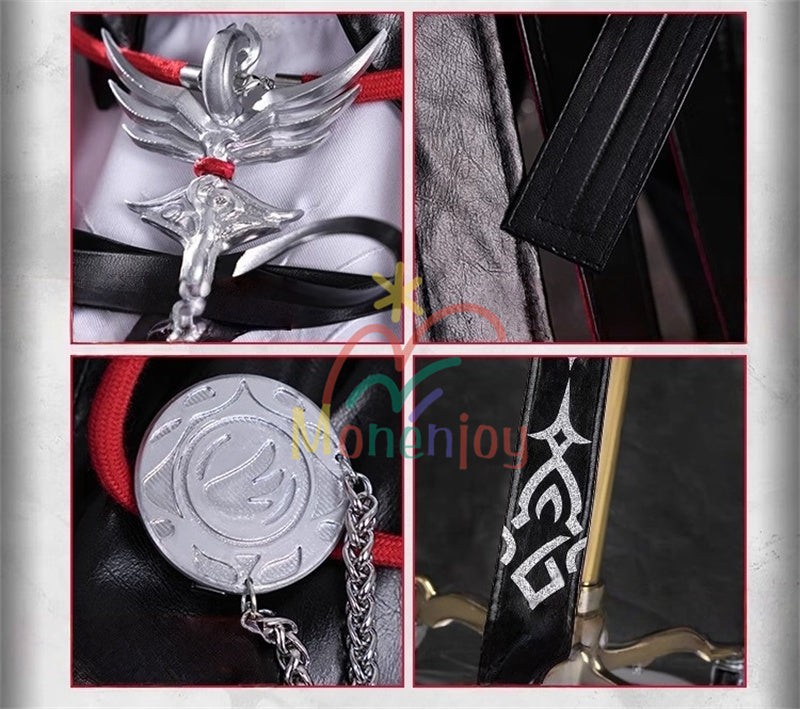 Monenjoy アークナイツ 新約エクシア コスプレ衣装刺繍柄　3ｄ樹脂アクセサリー　 高再現度 戦闘服デザイン　  Exusiai the New Covenant