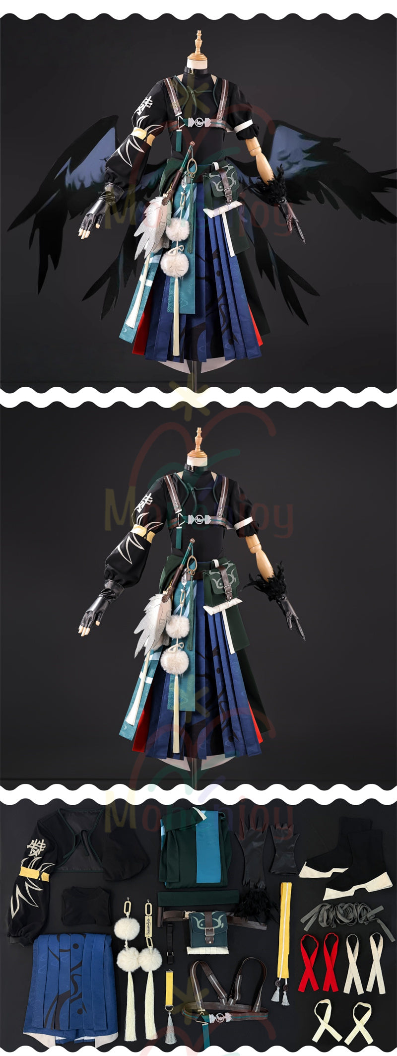 Monenjoy　ゼンゼロ はるまさ ハロウィン　悠真 ハロウィン限定　同人衣装　コスチューム　イベント　扇子＋マスク追加購入対応