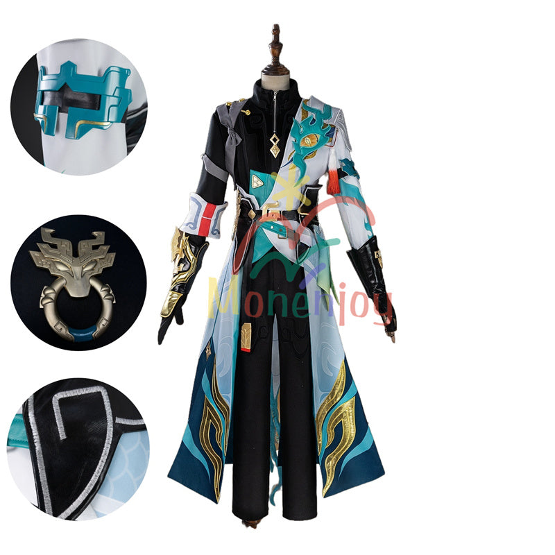 Monenjoy　崩壊スターレイル 丹恒　騰荒　コスプレ衣装　とうこう　飲月　コスチューム　3d樹脂製パーツ　コスチュームGS1938