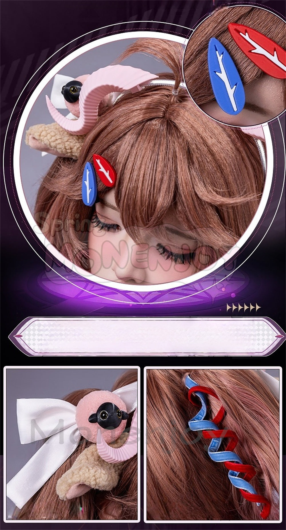 Monenjoy　アークナイツエンドフィールド アルデリア 洋服　紫色　ドレス　コスプレ衣装 Ardelia　아델리아　コスチューム Monenjoy
