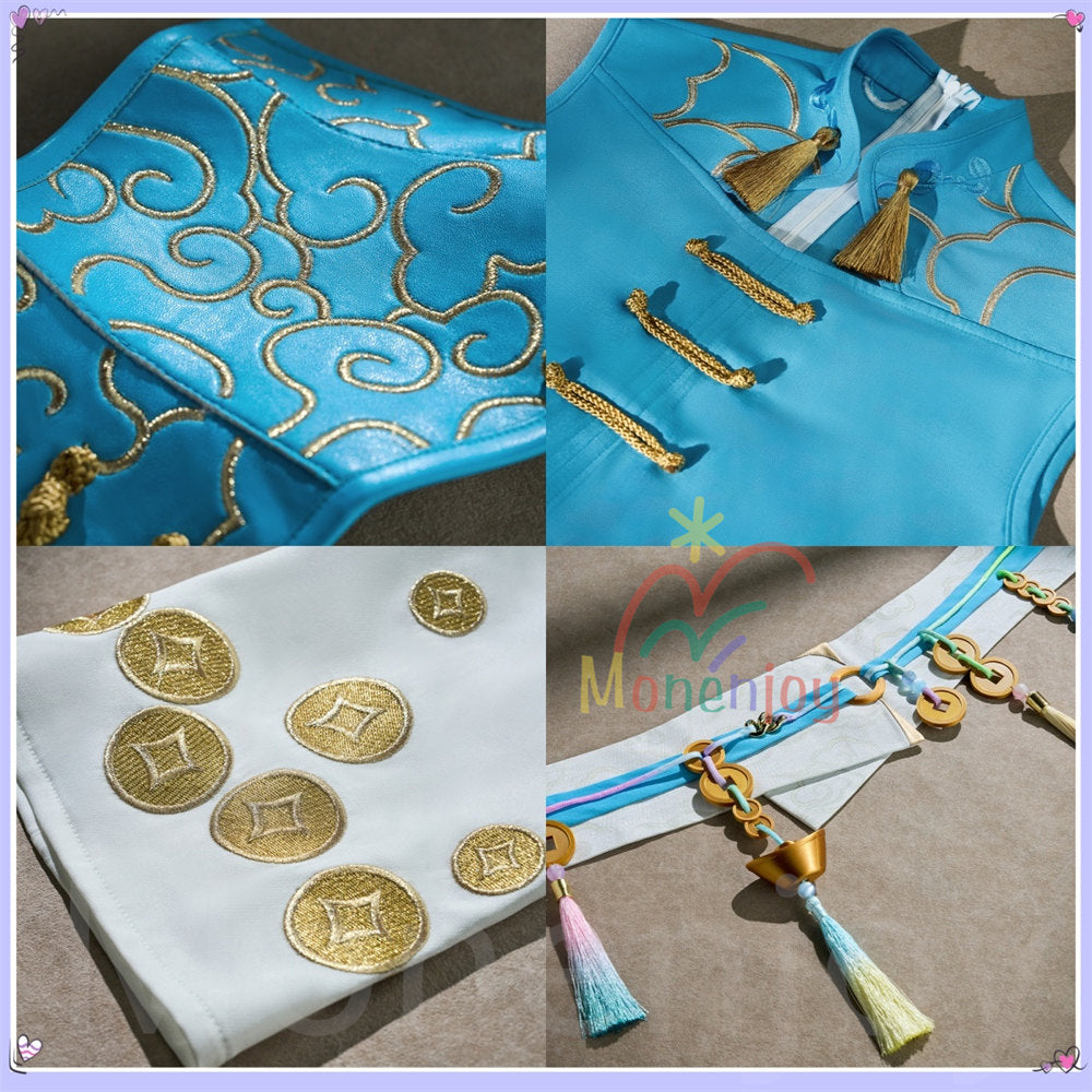 Monenjoy　第五人格 × 有獣焉 コラボ　天禄傭兵 コスプレ衣装　尻尾＋手袋追加対応　コスチューム　アイデンティティ5/IdentityV 　舞台服　イベント MONENJOY