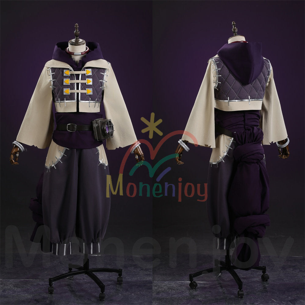 Monenjoy　ガチアクタ　ジャバー・ウォンガー コスプレ衣装　 Jabber Wongar　発光道具追加対応　イベント　舞台服　イベント　ハロウィン MONENJOY