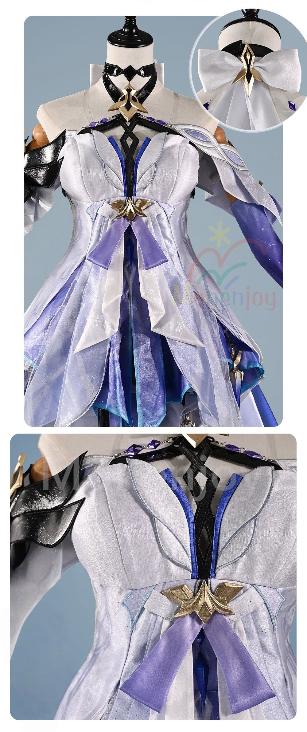 Monenjoy 原神 スカーク コスプレ衣装 金属製パーツUP　イベント　ハロウィン　舞台使用対応　コスチューム　 MONENJOY