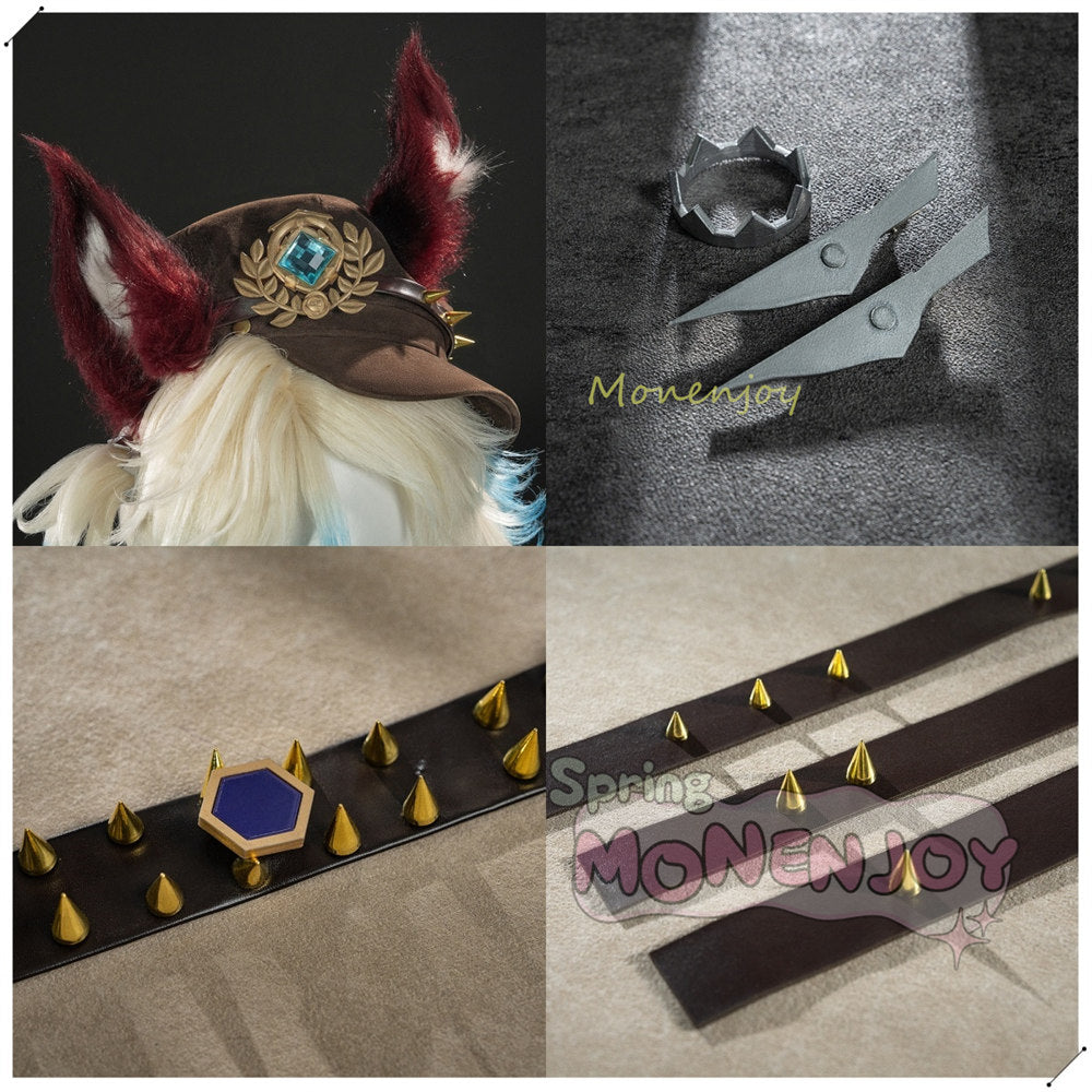 Monenjoy　IdentityV　第五人格 幻灯師　コスプレ衣装　フラバルー　UR衣装　アマンダ・ゲイティス　コスチューム　帽子＋尻尾追加対応　イベント MONENJOY