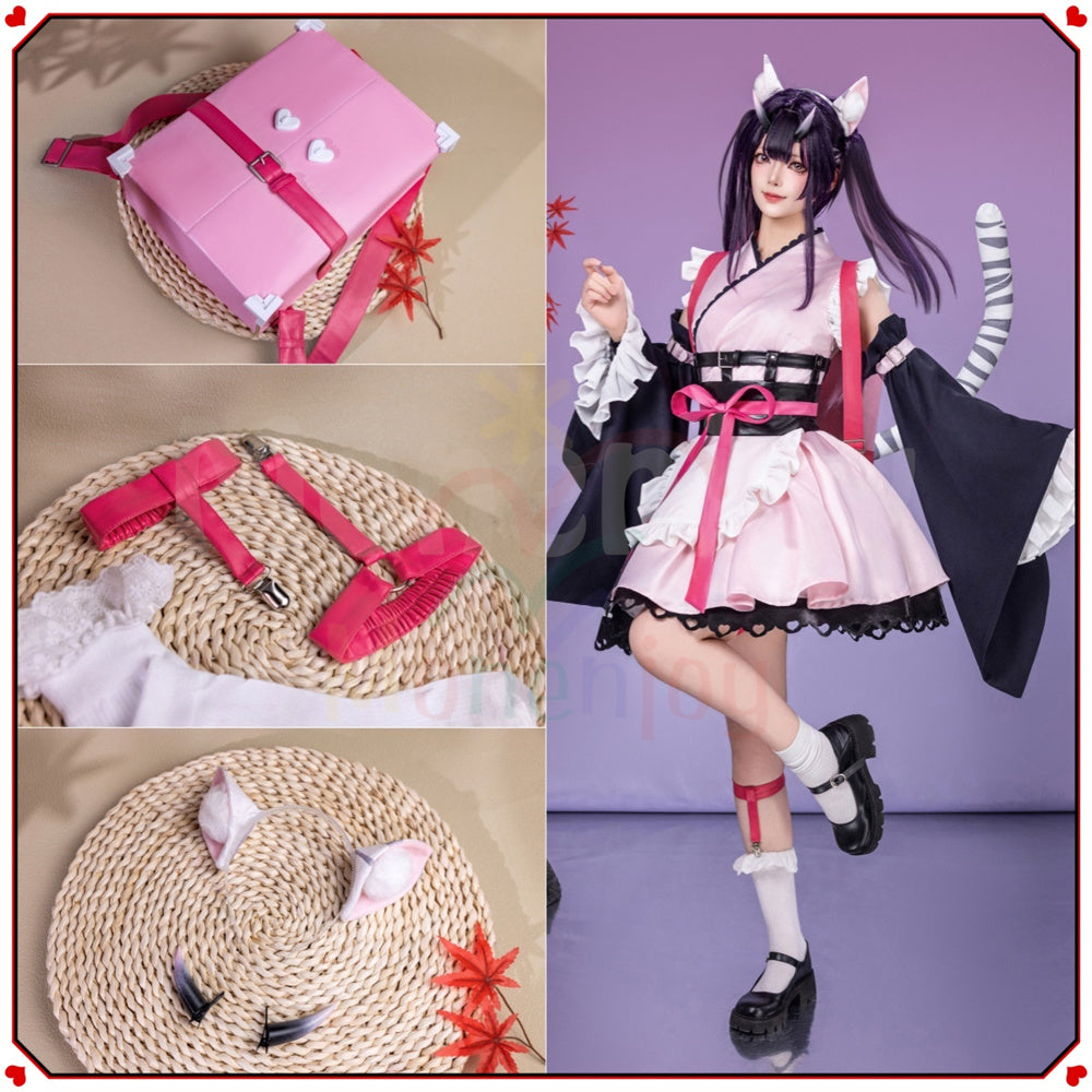 Monenjoy　超かぐや姫 駒沢 乃依 コスプレ衣装　こまざわ のい 　ゴスロリ風　Black onyXのメンバー　コスチューム　鞄追加対応 MONENJOY