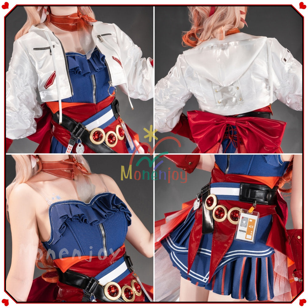 Monenjoy アークナイツ ハルカ コスプレ衣装　3d樹脂製パーツ　コスチューム　イベント　可愛い　ハロウィン MONENJOY