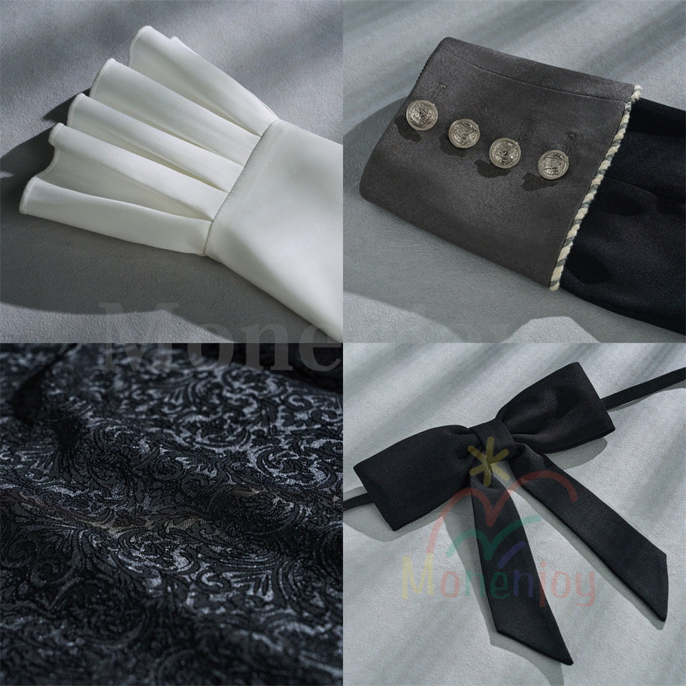 Monenjoy　黒執事 シエル・ファントムハイヴ　コスプレ衣装　Black Butler　制服　ユニフォーム　帽子付　礼服　イベント MONENJOY