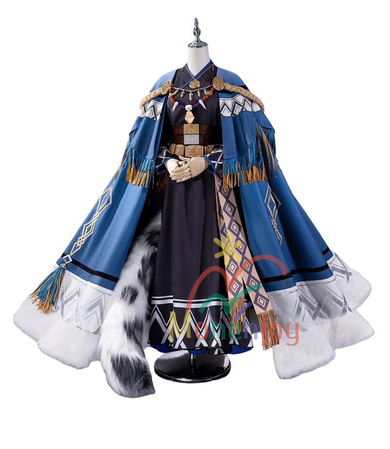 Monenjoy　アークナイツ　聖聆プラマニクス　コスプレ衣装　圣聆初雪　コスチューム　Pramanix the Prerita　イベント　仮装