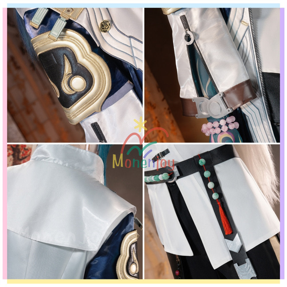 Monenjoy アークナイツ　易 　コスプレ衣装　易くん　コスチューム　イベント　アクナイ　3d樹脂製パーツ　舞台服 MONENJOY