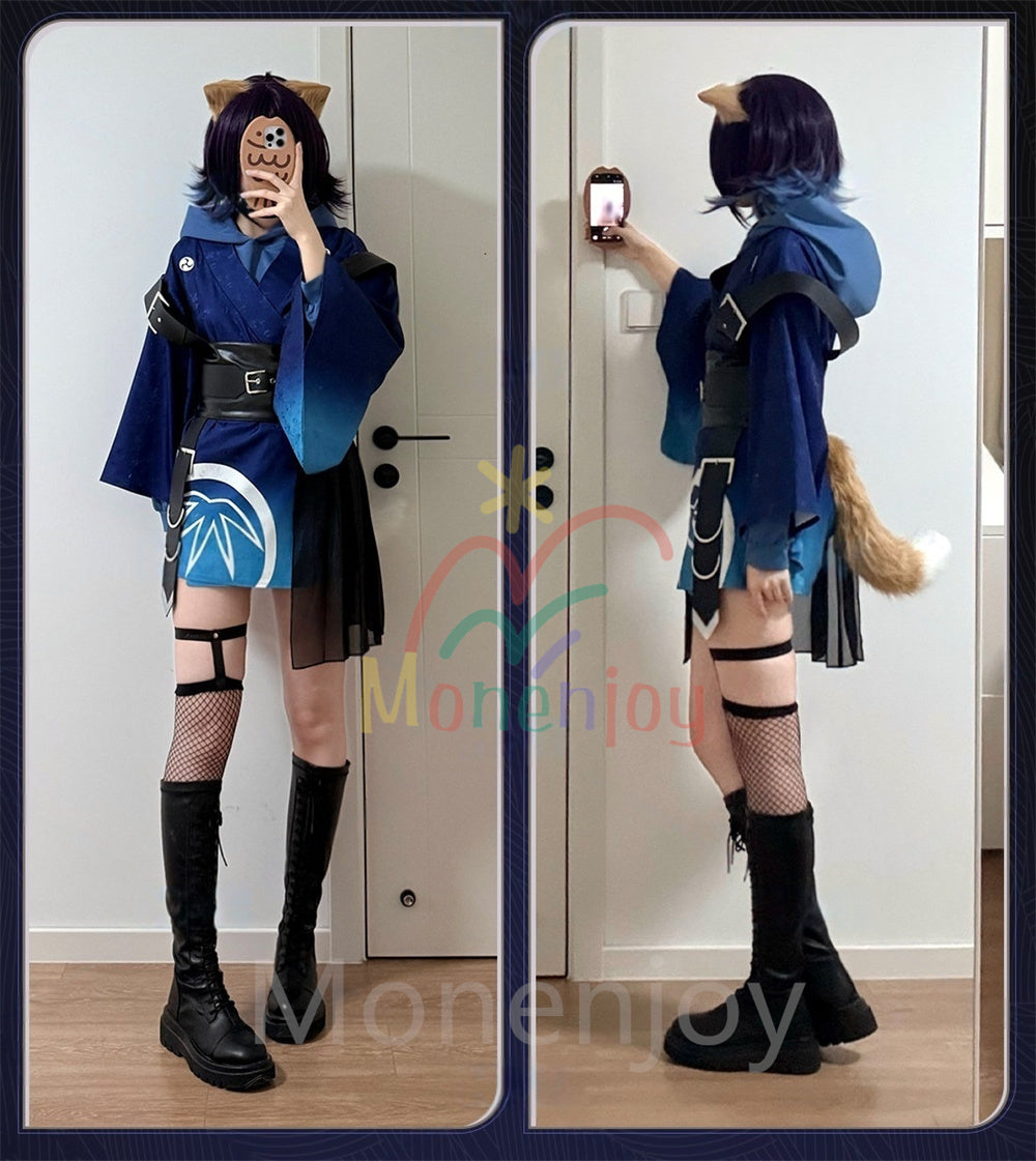 Monenjoy　超かぐや姫！ 酒寄彩葉 コスプレ衣装　コスチューム　ソックス付　コスチューム　イベントハロウィン学園祭用 Monenjoy