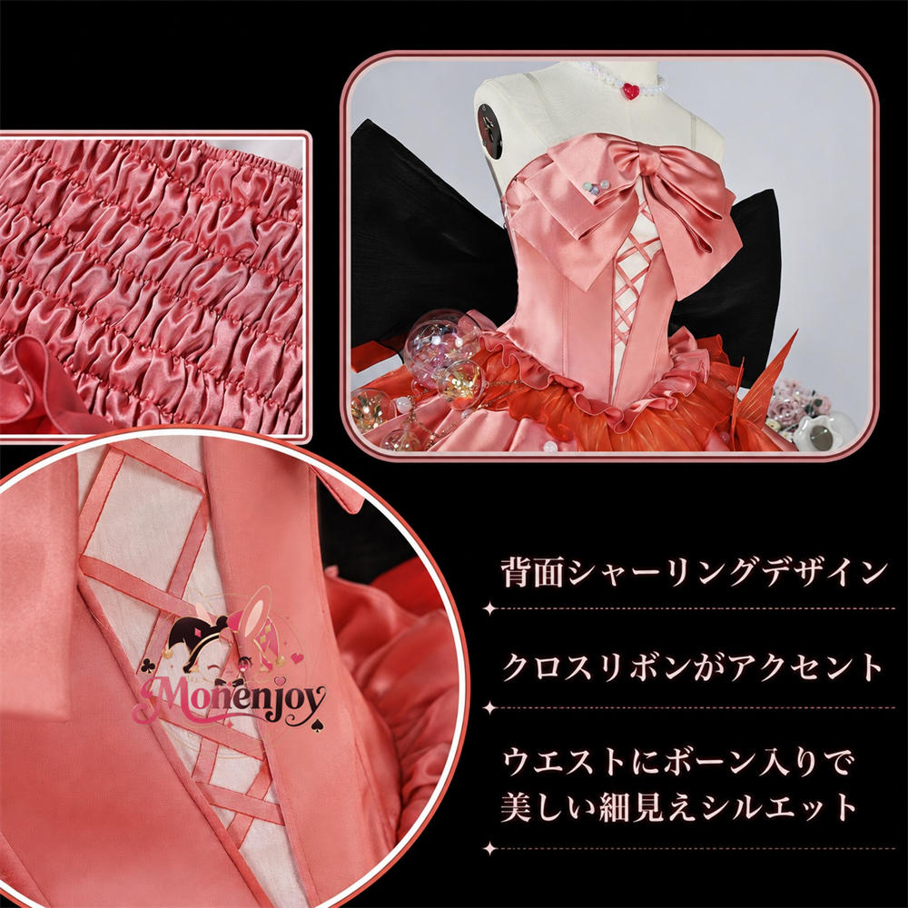 Monenjoy　アークナイツ KAYOU蛍光叙夢　ハルカ ワンピース　ドレス　コスプレ衣装　礼服風 中国限定　アクリル番オリジナル風 MONENJOY