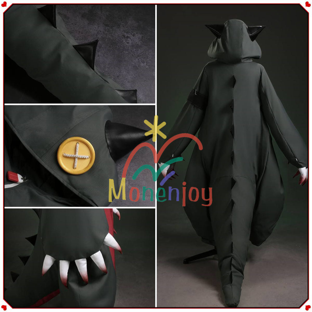 Monenjoy　ガチアクタ GACHIAKUTA　ギータ　コスプレ衣装　怪獣服　獣靴付　3dプリント　コスチューム　 MONENJOY
