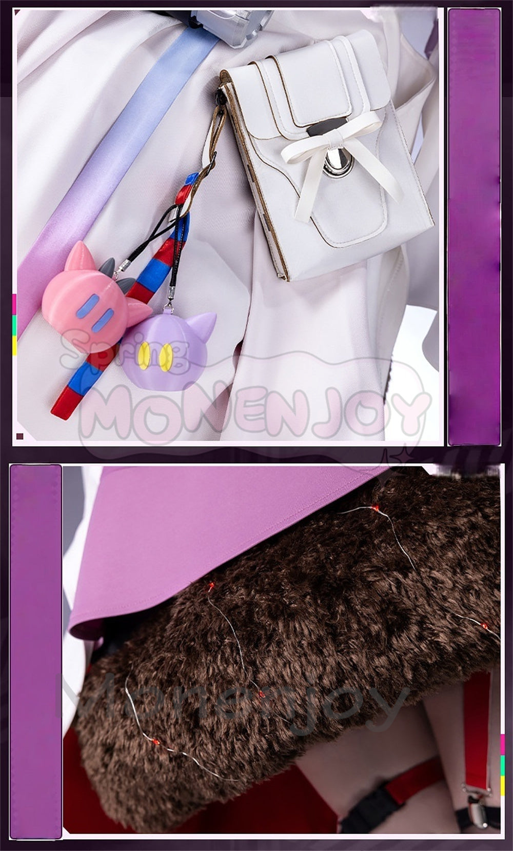 Monenjoy　アークナイツエンドフィールド アルデリア 洋服　紫色　ドレス　コスプレ衣装 Ardelia　아델리아　コスチューム Monenjoy