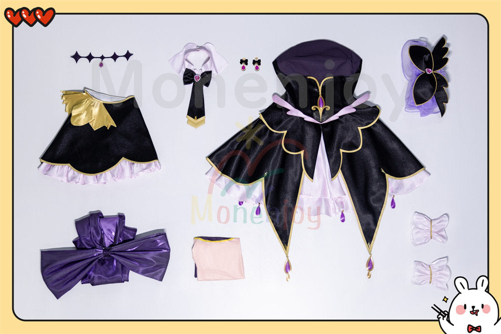 コスプレ衣装　キュアアルカナシャドウ　森亜るるか　名探偵プリキュア　私服　ロリ服 森亜るるか キュアアルカナ・シャドウ コスプレ衣装 名探偵プリキュア