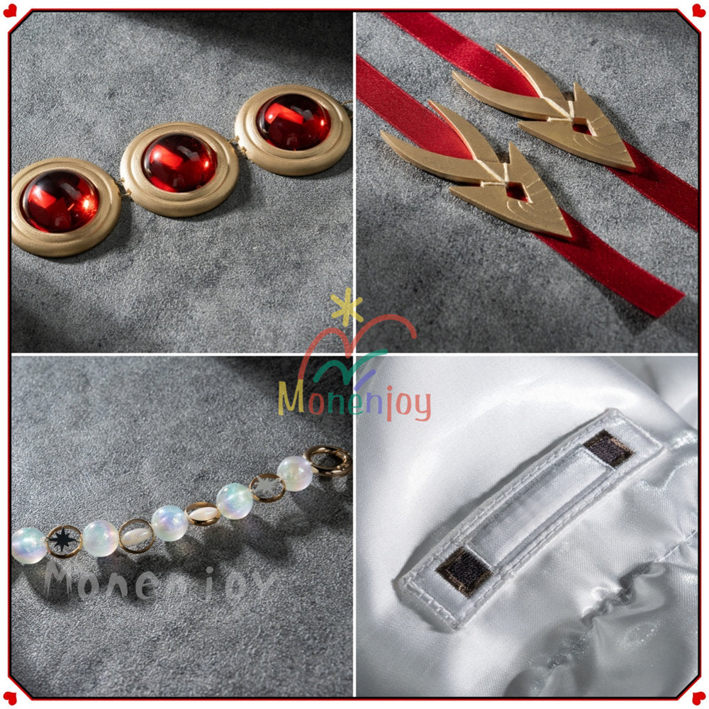 Monenjoy アークナイツ ハルカ コスプレ衣装　3d樹脂製パーツ　コスチューム　イベント　可愛い　ハロウィン MONENJOY