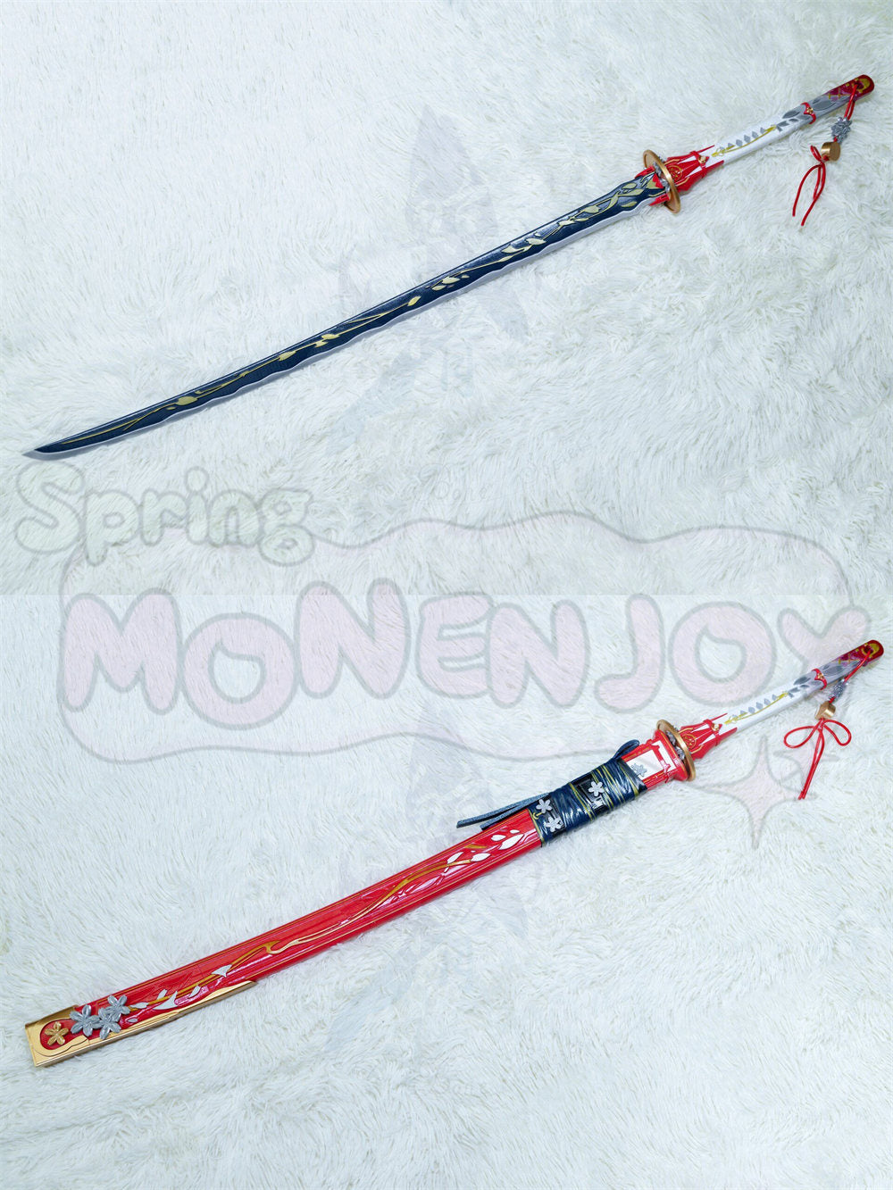 Monenjoy 鳴潮 緋雪 灼霜 モチーフ武器 コスプレ道具 113cm Pla材質 剣