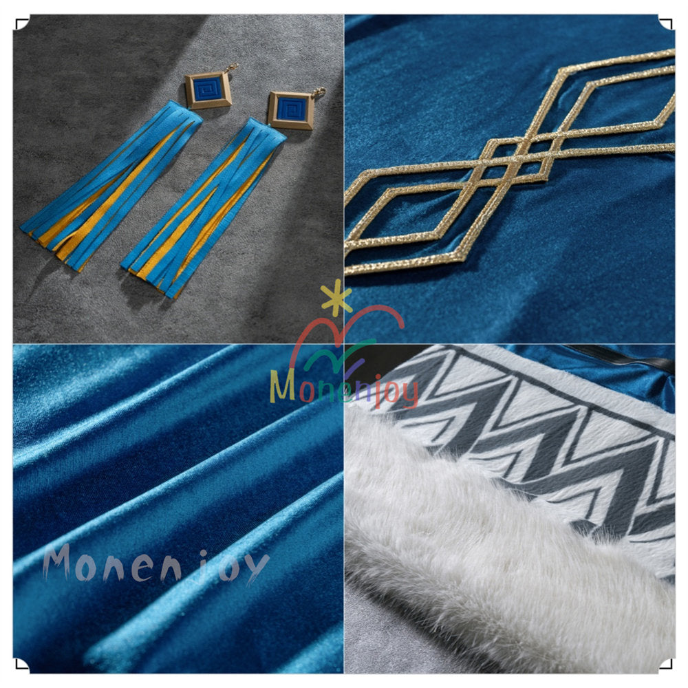 Monenjoy アークナイツ 聖聆プラマニクス コスプレ衣装 聆初雪