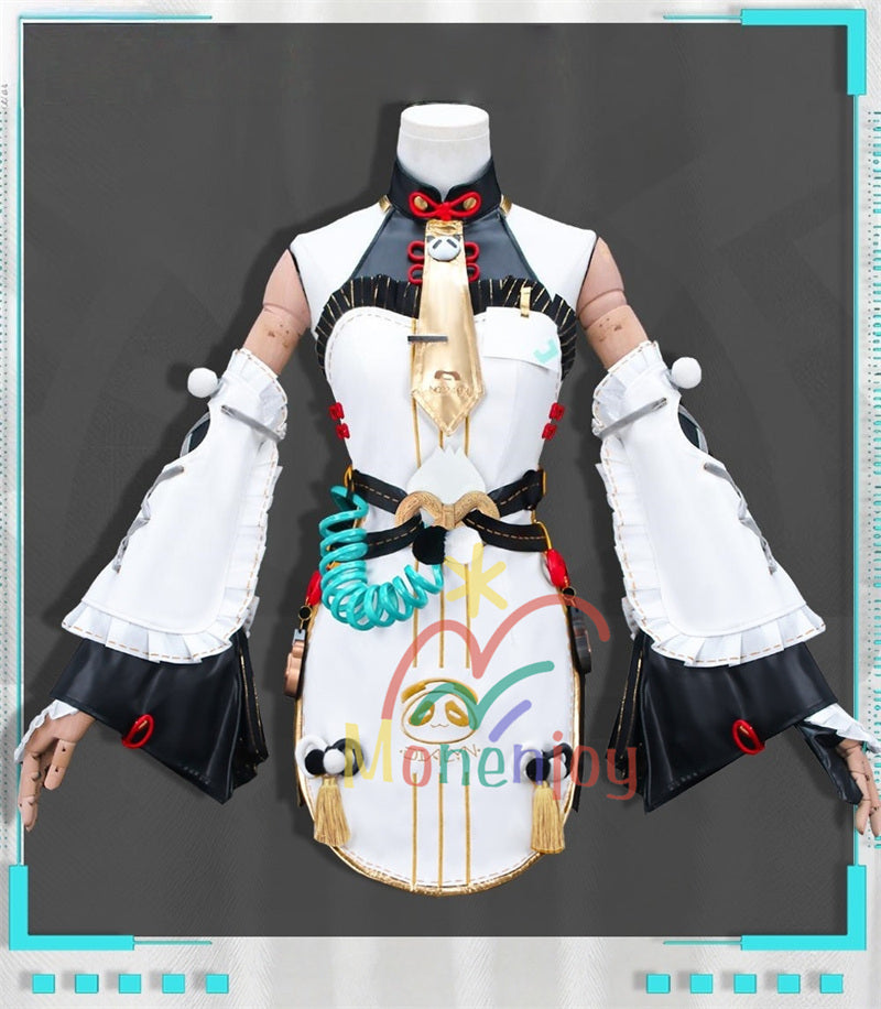 Monenjoy　ゼンゼロ ダイアリン　コスプレ　クランプスの黒枝　コスチューム　ハロウィンコスチューム セット（電話機小道具＋イヤリング＋ヘアアクセ付き）