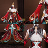 Monenjoy　原神 アリス コスプレ衣装　コスチューム　帽子付　3d樹脂製パーツ　炎元素の神の目付　ナド・クライ編　魔術師　魔女　仮装　モンド / 魔女会 MONENJOY