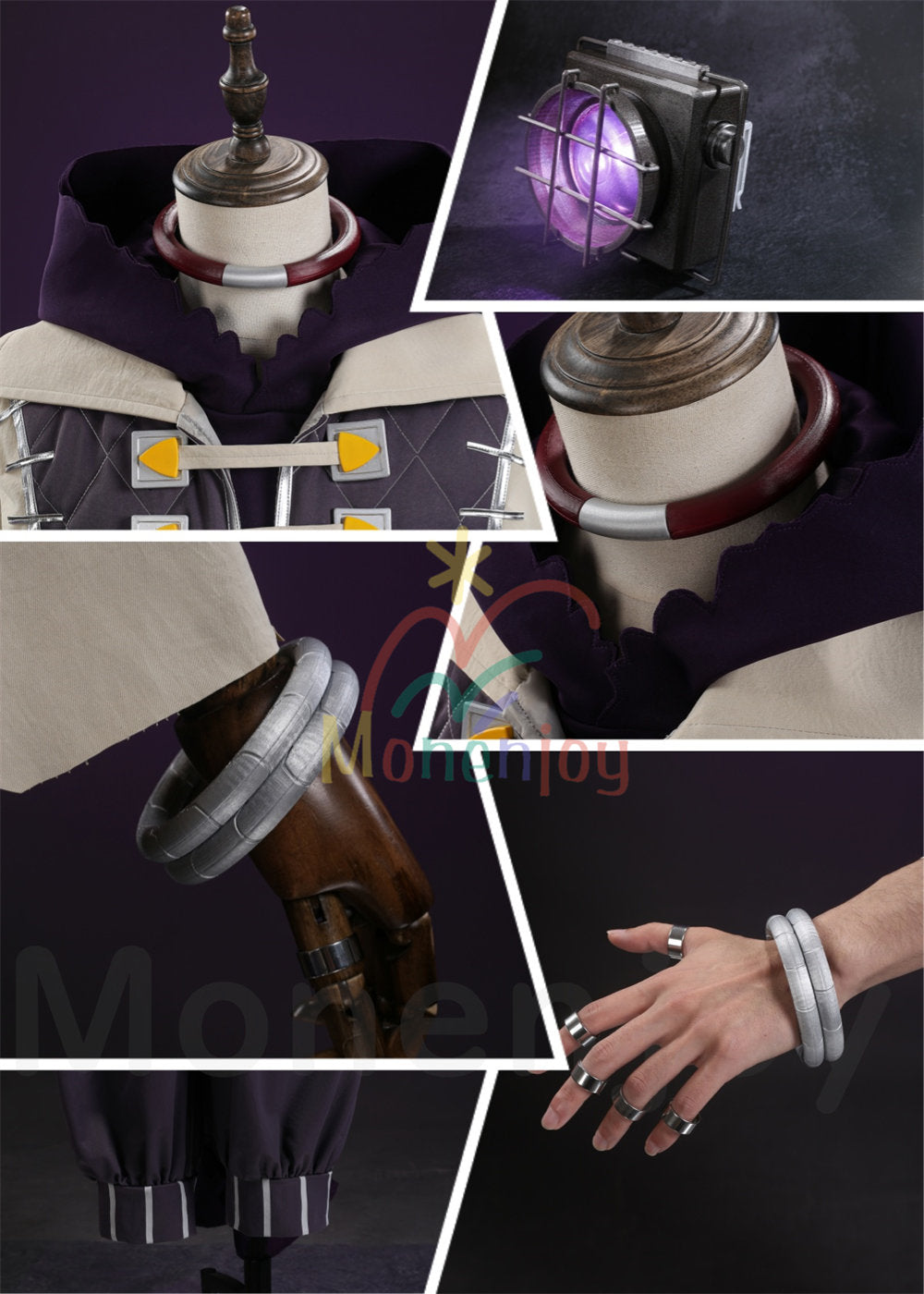 Monenjoy　ガチアクタ　ジャバー・ウォンガー コスプレ衣装　 Jabber Wongar　発光道具追加対応　イベント　舞台服　イベント　ハロウィン MONENJOY