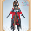 Monenjoy コスプレ衣装　 アークナイツ 星6　ギルベルタ　尻尾＋耳飾り＋イヤリング付　実物化　3d樹脂アクセサリー　 コスプレ衣装イベント Monenjoy
