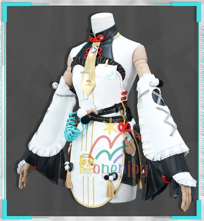 Monenjoy　ゼンゼロ ダイアリン　コスプレ　クランプスの黒枝　コスチューム　ハロウィンコスチューム セット（電話機小道具＋イヤリング＋ヘアアクセ付き）