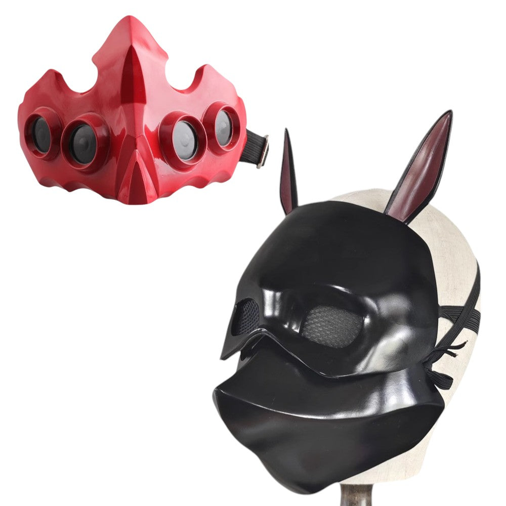 Monenjoy 東京喰種トーキョーグール 霧嶋 董香　霧嶋 絢都　アオギリの樹 タタラ　喰種　マスク　仮面　コスプレ道具　樹脂製　 - Monenjoy