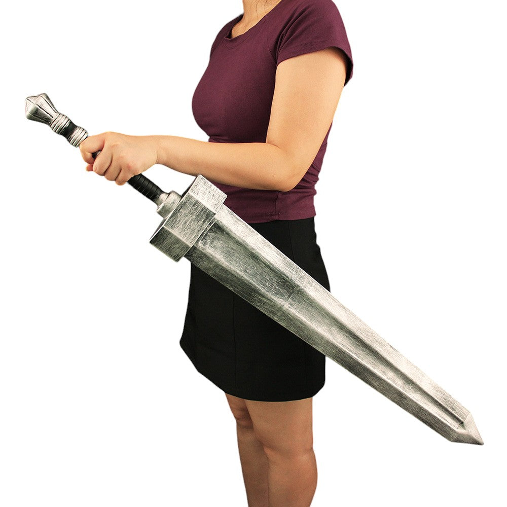 Monenjoy エルデンリング　グレートソード　ラダーンの大剣（王）　ゴムPU製　神の遺剣　月光剣 100cm 西洋剣 大剣 レプリカ コスプレ道具 撮影道具 おもちゃ 手遊び PU製造 コスプレ 武器 道具 用具 ハロウィン イベント 学園祭　 - Monenjoy