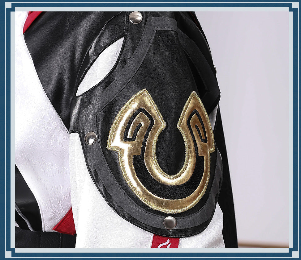 Monenjoy 崩壊スターレイル　衣装 景元　スタレ　けいげん 舞台服　刺繍生地　花紋生地　コスチューム　変装　イベント　仮装　花火大会　学園祭　COS　イベント祈願「残火変相」 - Monenjoy