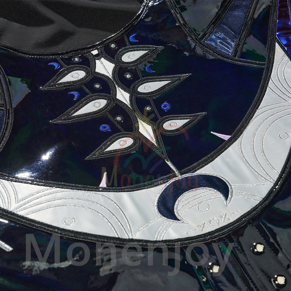 Monenjoy　ゼンゼロ　プロメイア コスプレ衣装　3d樹脂製パーツ　Promeia　人工革　クランプスの黒枝　腿カバー付　イベント対応 MONENJOY