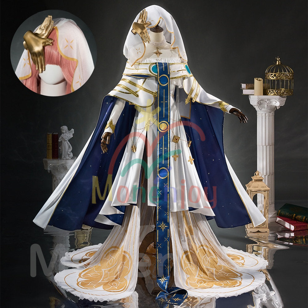 Monenjoy　アークナイツ音律聯覚 2026 　レミュアン 　コスプレ衣装　3dPLA材質パーツ　蕾繆安 Lemuen　コスチューム　 イベント 舞台対応 MONENJOY