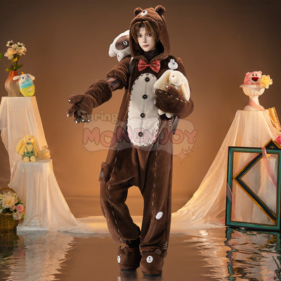Monenjoy　IdentityV　傭兵　BROWN　SSR衣装　コスプレ衣装　 アイデンティティ5　第五人格　 コスチューム　鞄付　舞台服 MONENJOY