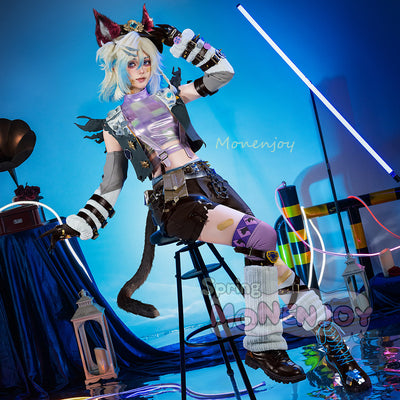 Monenjoy　IdentityV　第五人格 幻灯師　コスプレ衣装　フラバルー　UR衣装　アマンダ・ゲイティス　コスチューム　帽子＋尻尾追加対応　イベント MONENJOY