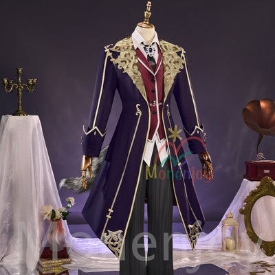 Monenjoy アイデンティティ5　写真家　ジョゼフ　月下の紳士　コスプレ衣装　帽子＋耳飾付　第五人格/IdentityV　コスチューム MONENJOY