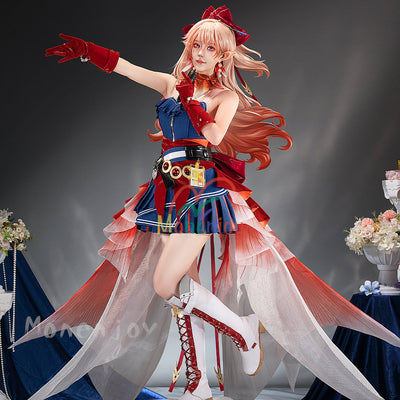 Monenjoy アークナイツ ハルカ コスプレ衣装　3d樹脂製パーツ　コスチューム　イベント　可愛い　ハロウィン MONENJOY