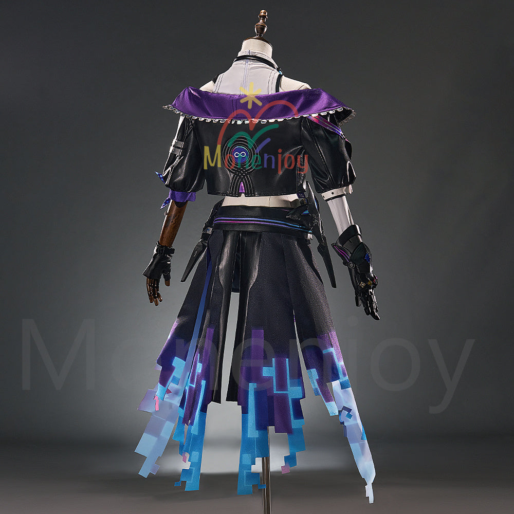 崩壊スターレイル】銀狼 LV.999 コスプレ衣装 Monenjoy 眼鏡＋3D樹脂