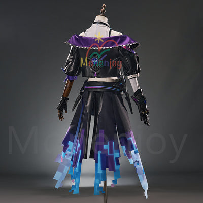 崩壊スターレイル 銀狼 LV.999 コスプレ衣装 眼鏡＋3Dアクセサリー | Monenjoy 手甲付き ハロウィン MONENJOY