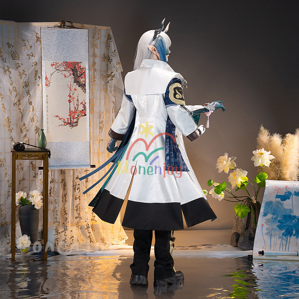 Monenjoy アークナイツ　易 　コスプレ衣装　易くん　コスチューム　イベント　アクナイ　3d樹脂製パーツ　舞台服 MONENJOY