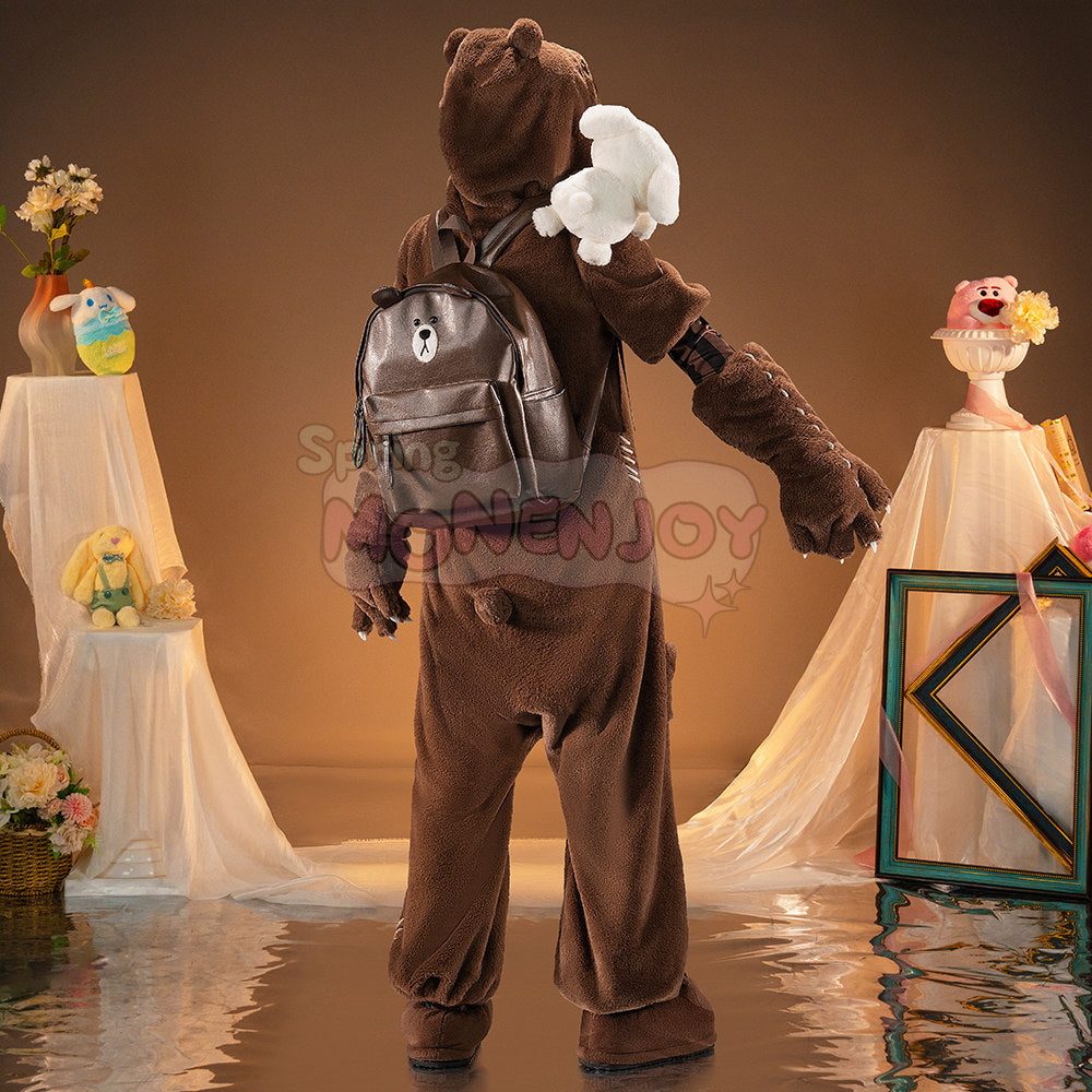 Monenjoy　IdentityV　傭兵　BROWN　SSR衣装　コスプレ衣装　 アイデンティティ5　第五人格　 コスチューム　鞄付　舞台服 MONENJOY