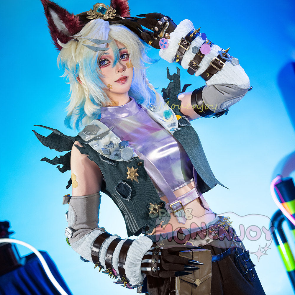 Monenjoy IdentityV 第五人格 幻灯師 コスプレ衣装 フラバルー UR衣装