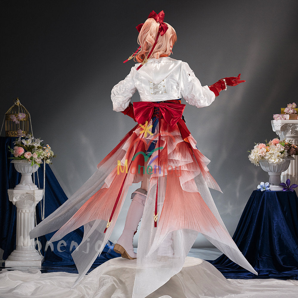 Monenjoy アークナイツ ハルカ コスプレ衣装　3d樹脂製パーツ　コスチューム　イベント　可愛い　ハロウィン MONENJOY