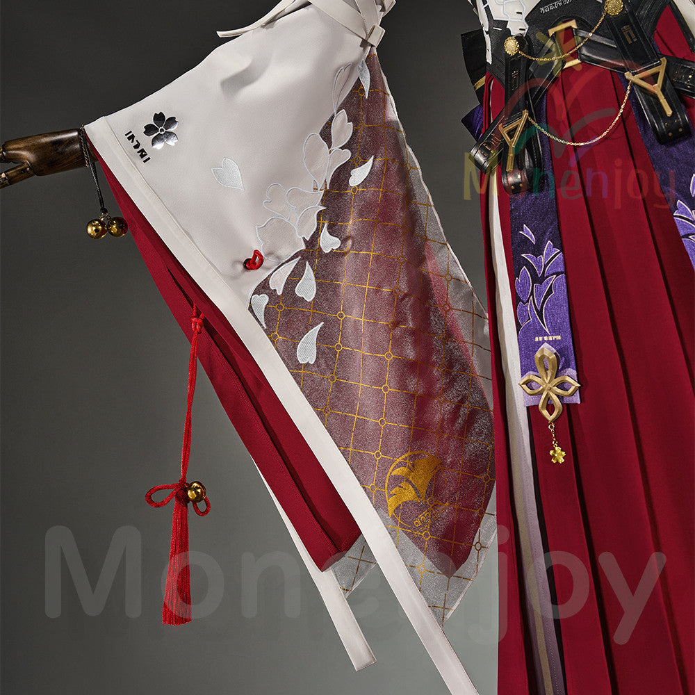Monenjoy　鳴潮　緋雪　ひゆき　コスプレ衣装　音痕 トゥーシール贈り　イベント　3d樹脂製パーツ　仮装　    ハロウィン　 MONENJOY