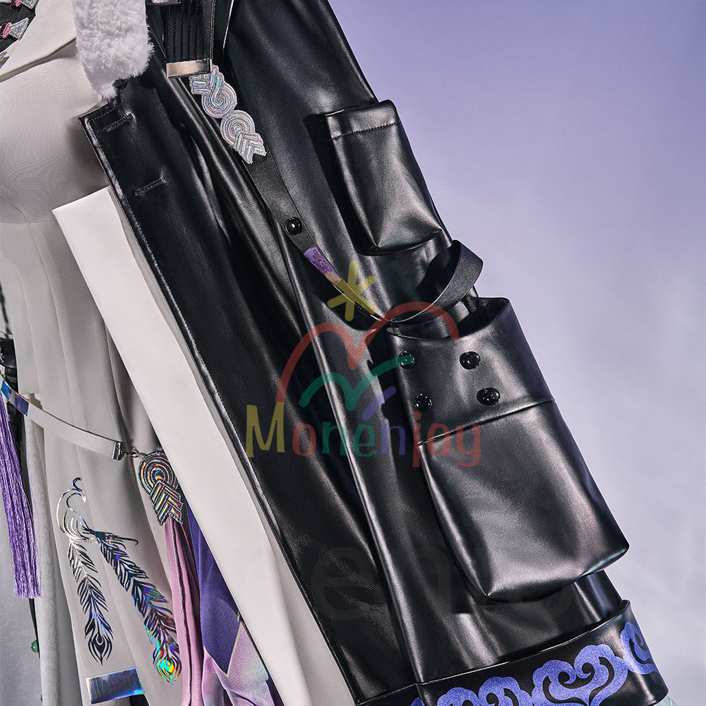 Monenjoy　アークナイツ　均　歳獣　　コスプレ衣装　角付　コスチューム MONENJOY