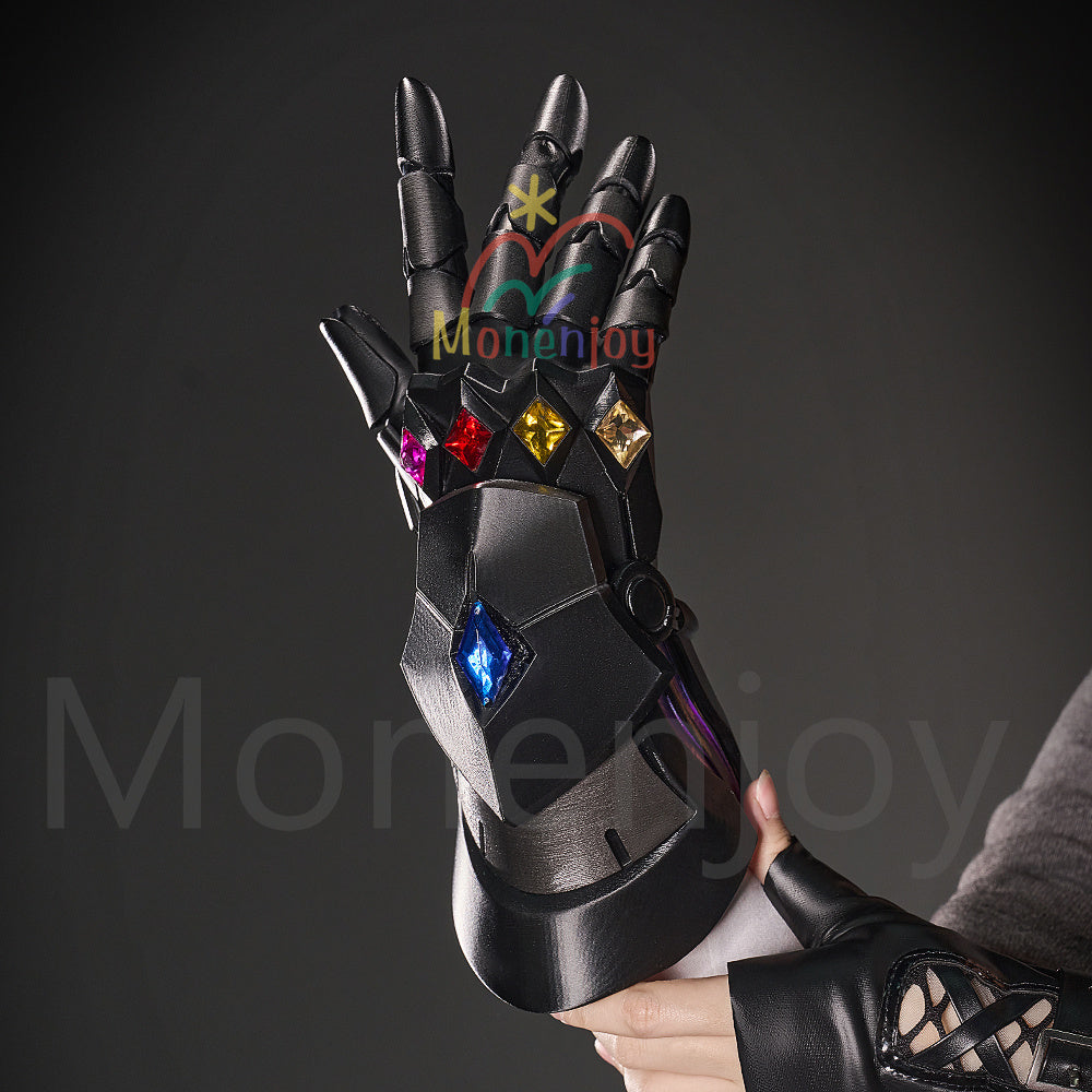 崩壊スターレイル 銀狼 LV.999 コスプレ衣装 眼鏡＋3Dアクセサリー | Monenjoy 手甲付き ハロウィン MONENJOY