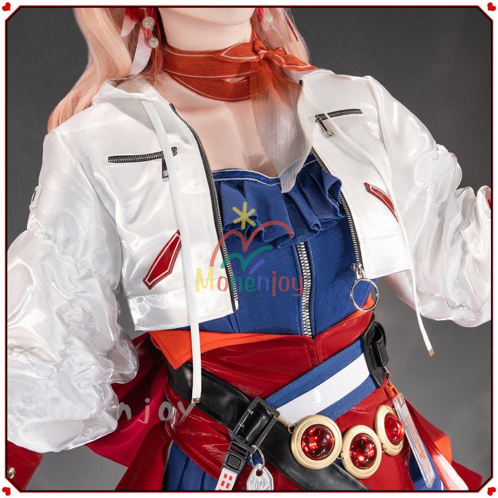 Monenjoy アークナイツ ハルカ コスプレ衣装　3d樹脂製パーツ　コスチューム　イベント　可愛い　ハロウィン MONENJOY