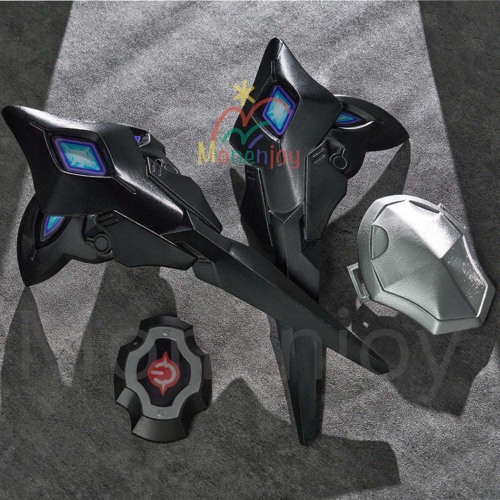 崩壊スターレイル 銀狼 LV.999 コスプレ衣装 眼鏡＋3Dアクセサリー | Monenjoy 手甲付き ハロウィン MONENJOY