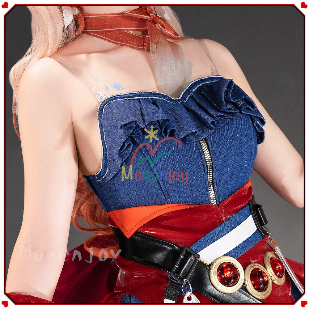 Monenjoy アークナイツ ハルカ コスプレ衣装　3d樹脂製パーツ　コスチューム　イベント　可愛い　ハロウィン MONENJOY