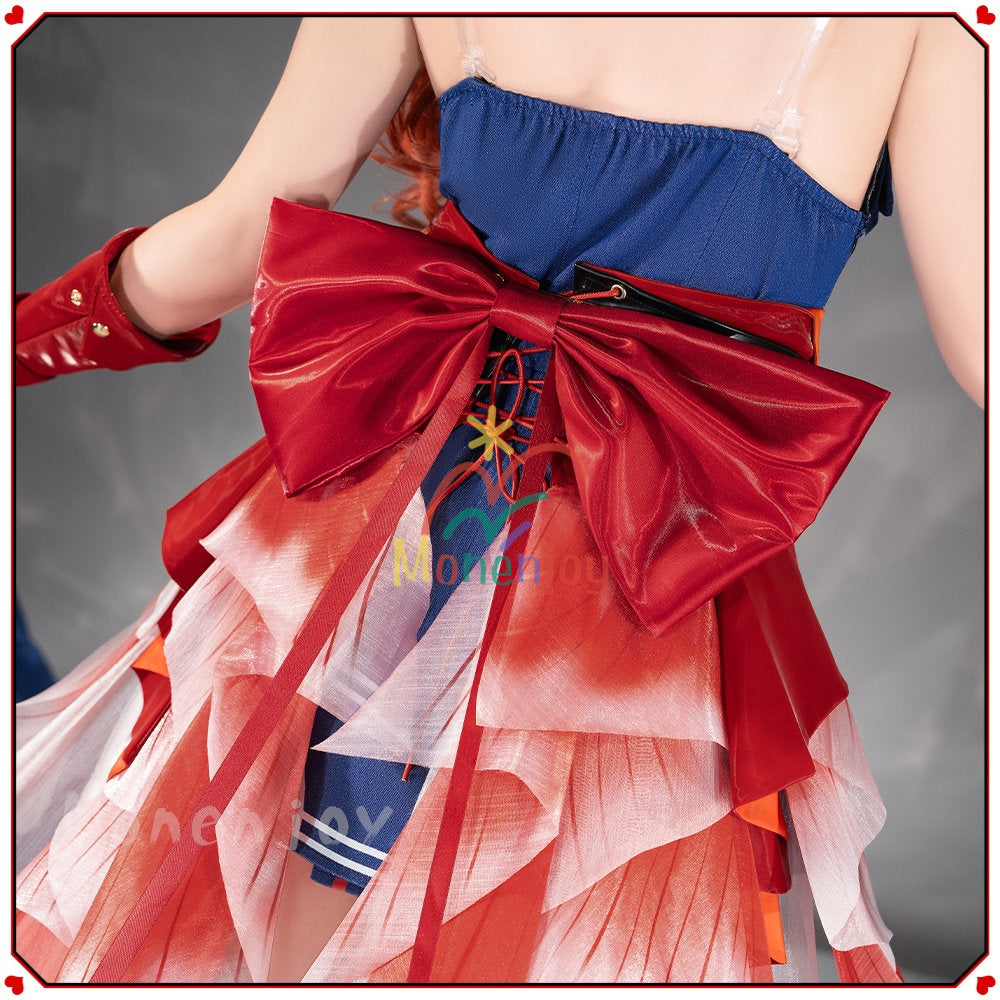 Monenjoy アークナイツ ハルカ コスプレ衣装　3d樹脂製パーツ　コスチューム　イベント　可愛い　ハロウィン MONENJOY